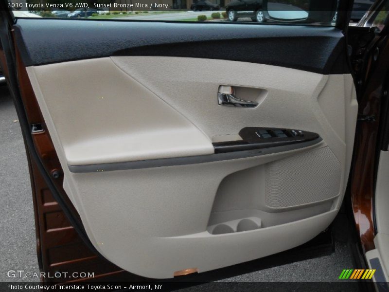Sunset Bronze Mica / Ivory 2010 Toyota Venza V6 AWD