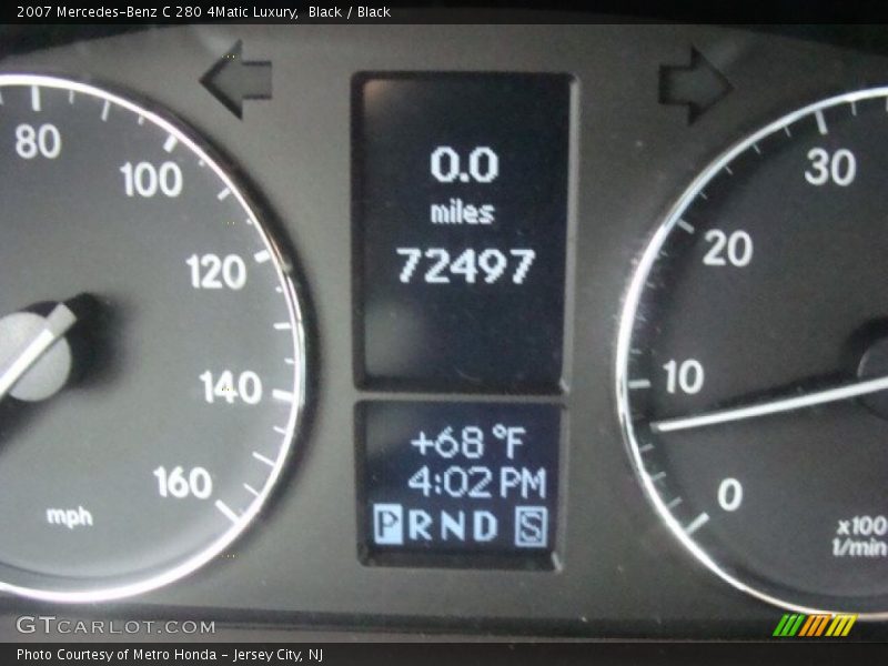 Black / Black 2007 Mercedes-Benz C 280 4Matic Luxury