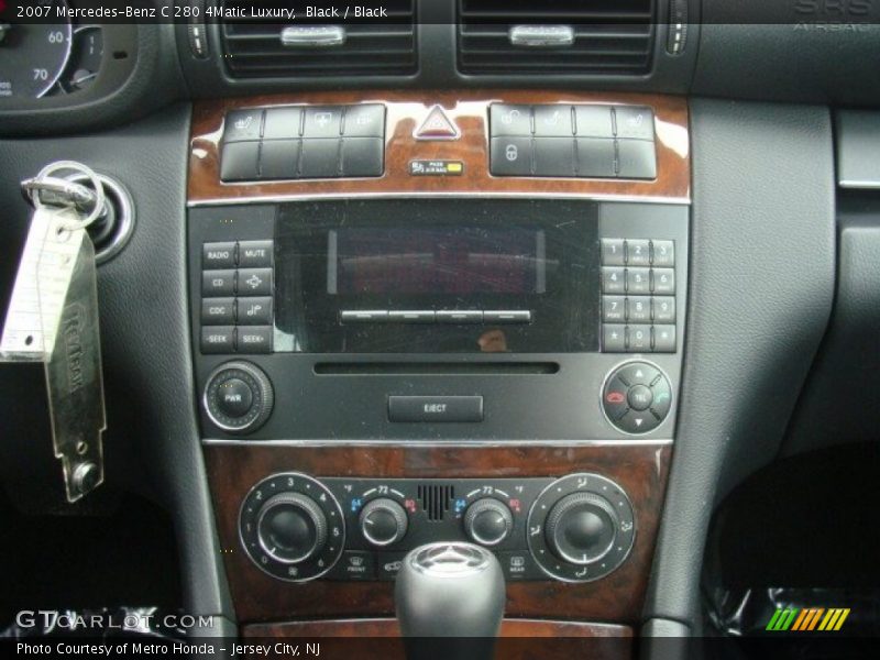 Black / Black 2007 Mercedes-Benz C 280 4Matic Luxury