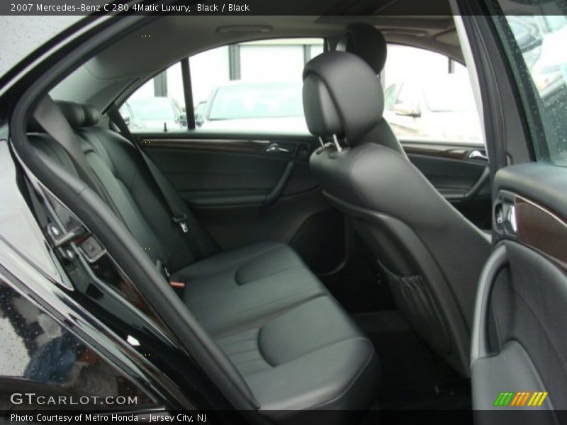 Black / Black 2007 Mercedes-Benz C 280 4Matic Luxury