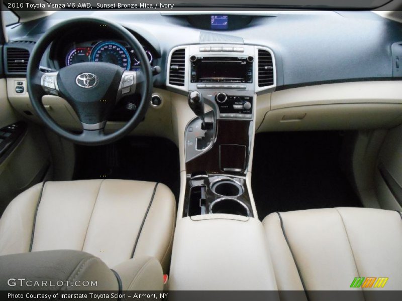 Sunset Bronze Mica / Ivory 2010 Toyota Venza V6 AWD