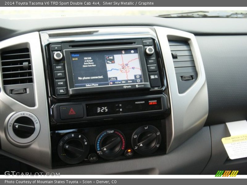 Silver Sky Metallic / Graphite 2014 Toyota Tacoma V6 TRD Sport Double Cab 4x4