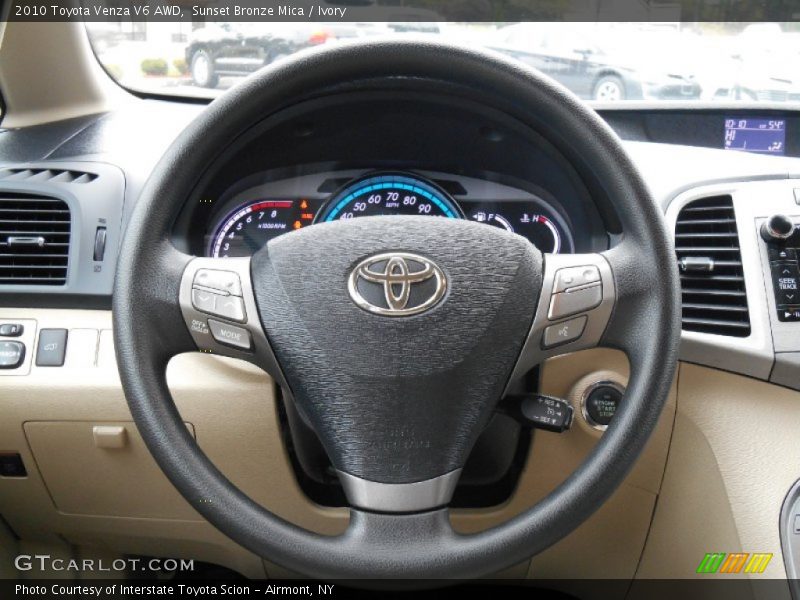 Sunset Bronze Mica / Ivory 2010 Toyota Venza V6 AWD