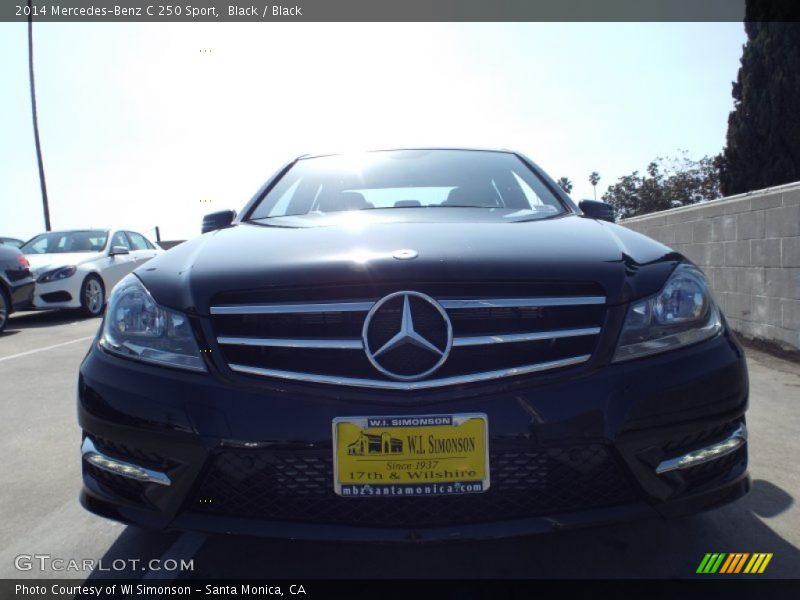 Black / Black 2014 Mercedes-Benz C 250 Sport