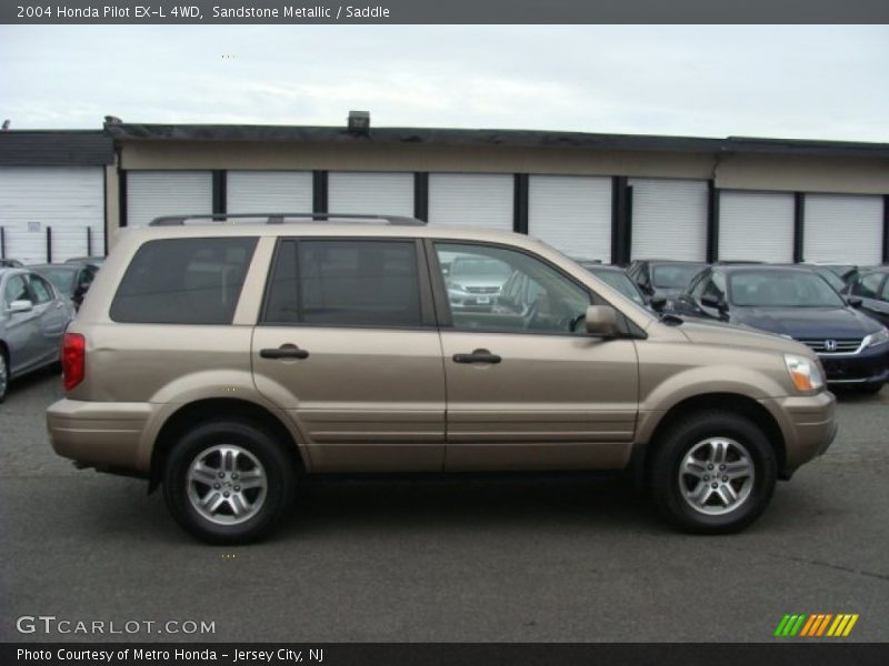 Sandstone Metallic / Saddle 2004 Honda Pilot EX-L 4WD