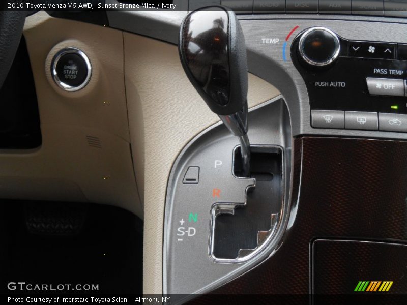 Sunset Bronze Mica / Ivory 2010 Toyota Venza V6 AWD