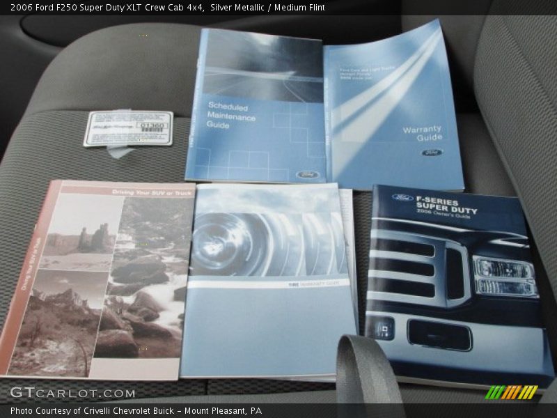Silver Metallic / Medium Flint 2006 Ford F250 Super Duty XLT Crew Cab 4x4