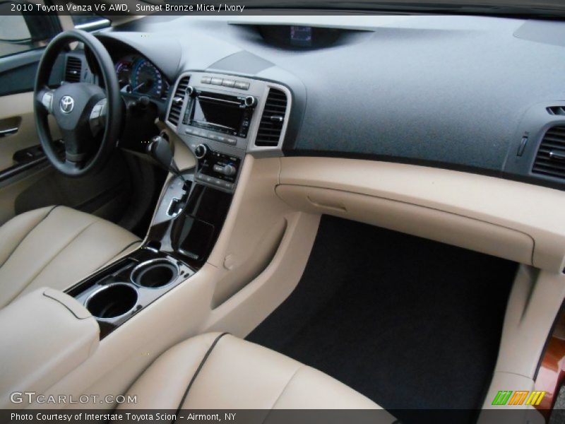 Sunset Bronze Mica / Ivory 2010 Toyota Venza V6 AWD