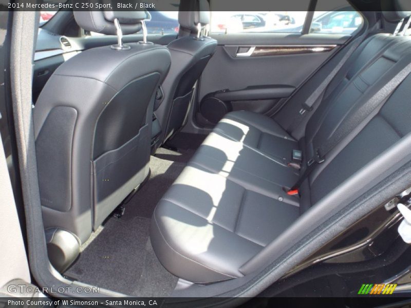Black / Black 2014 Mercedes-Benz C 250 Sport