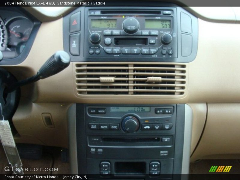 Sandstone Metallic / Saddle 2004 Honda Pilot EX-L 4WD