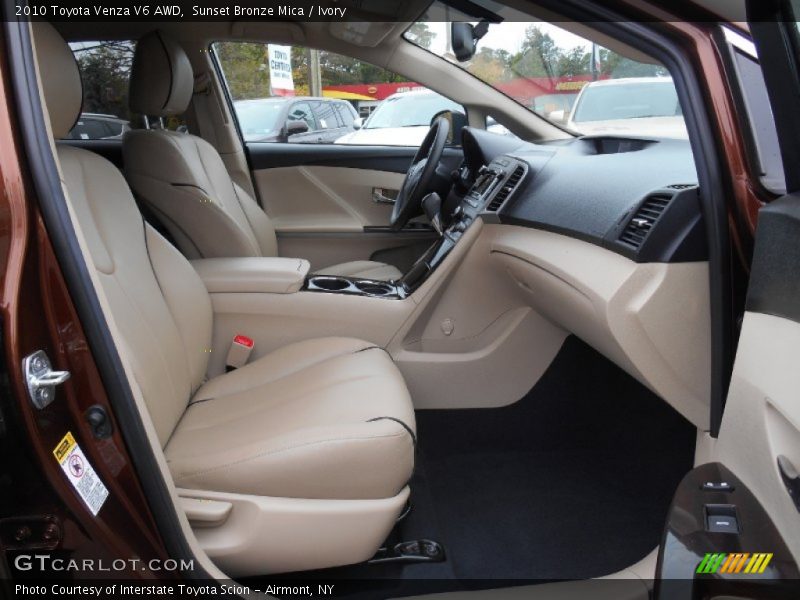 Sunset Bronze Mica / Ivory 2010 Toyota Venza V6 AWD