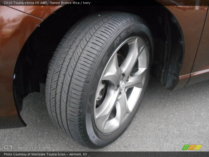 Sunset Bronze Mica / Ivory 2010 Toyota Venza V6 AWD
