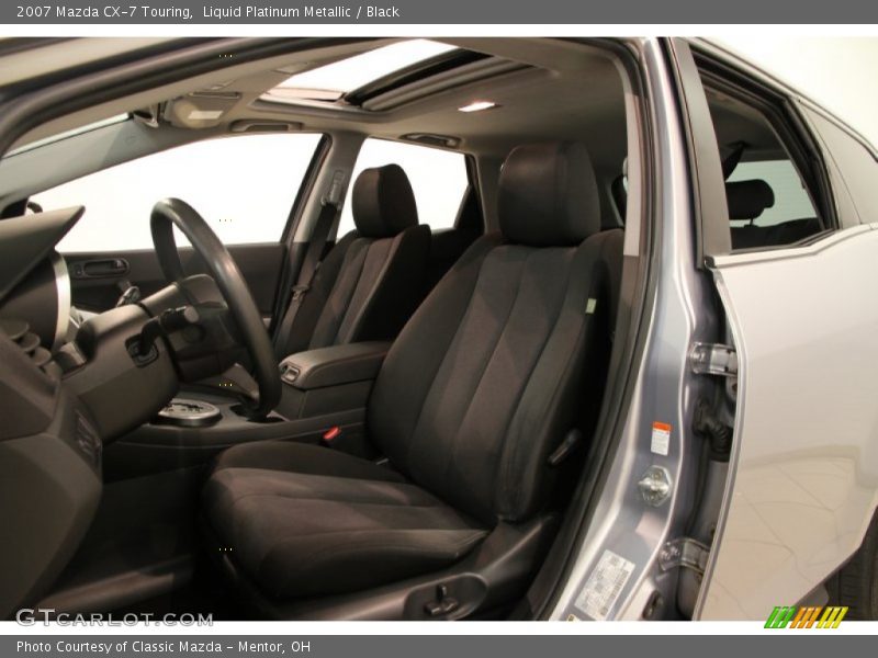 Liquid Platinum Metallic / Black 2007 Mazda CX-7 Touring
