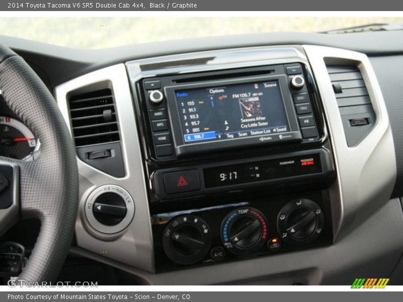 Black / Graphite 2014 Toyota Tacoma V6 SR5 Double Cab 4x4