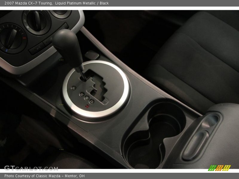 Liquid Platinum Metallic / Black 2007 Mazda CX-7 Touring