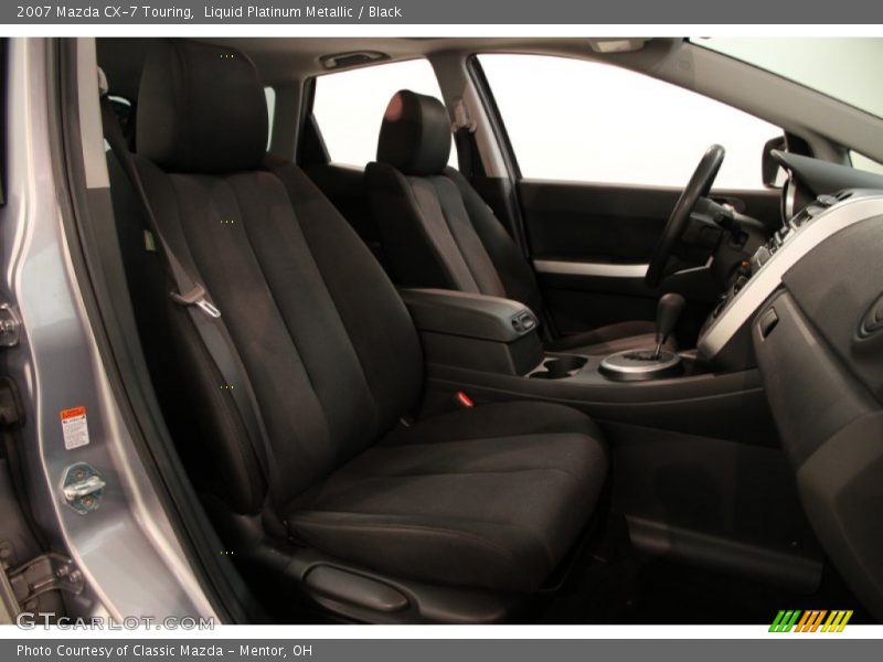 Liquid Platinum Metallic / Black 2007 Mazda CX-7 Touring
