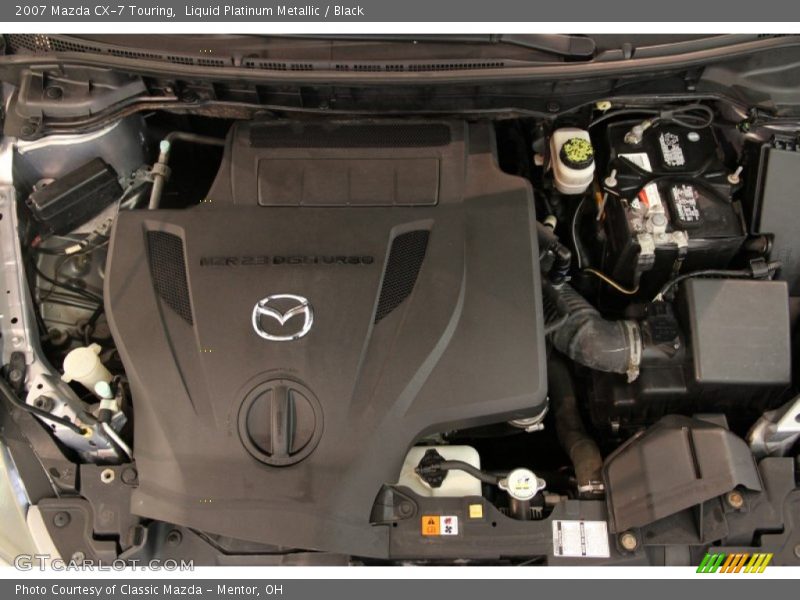 Liquid Platinum Metallic / Black 2007 Mazda CX-7 Touring