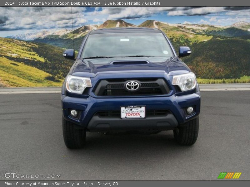 Blue Ribbon Metallic / Graphite 2014 Toyota Tacoma V6 TRD Sport Double Cab 4x4