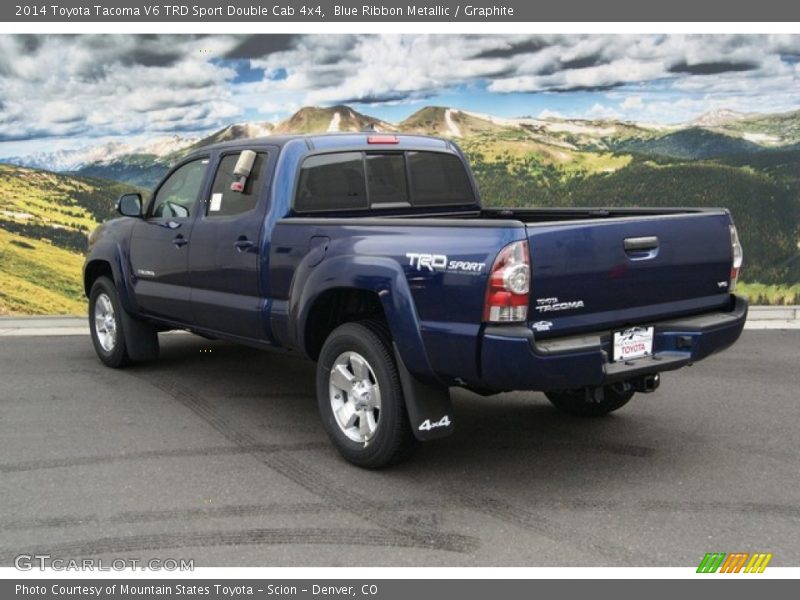 Blue Ribbon Metallic / Graphite 2014 Toyota Tacoma V6 TRD Sport Double Cab 4x4