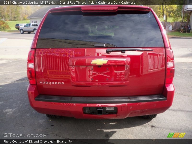 Crystal Red Tintcoat / Light Cashmere/Dark Cashmere 2014 Chevrolet Suburban LT Z71 4x4