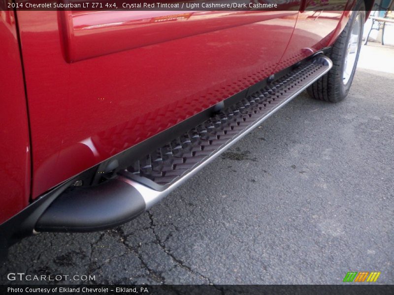 Crystal Red Tintcoat / Light Cashmere/Dark Cashmere 2014 Chevrolet Suburban LT Z71 4x4