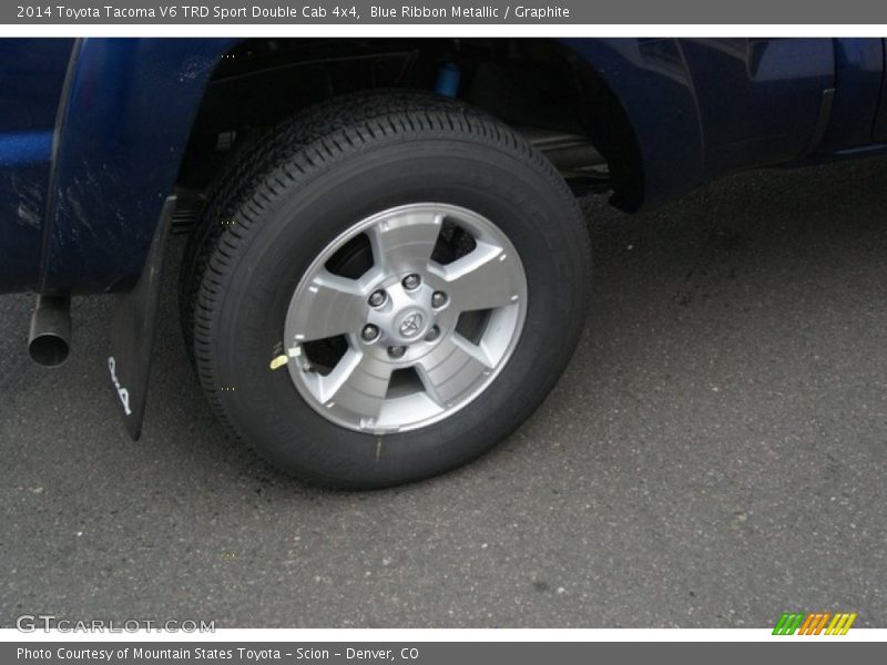 Blue Ribbon Metallic / Graphite 2014 Toyota Tacoma V6 TRD Sport Double Cab 4x4