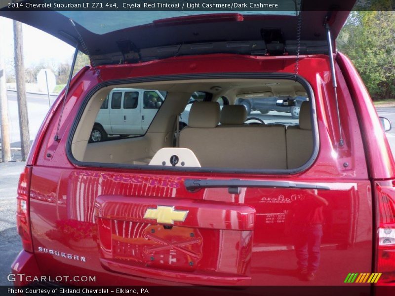 Crystal Red Tintcoat / Light Cashmere/Dark Cashmere 2014 Chevrolet Suburban LT Z71 4x4