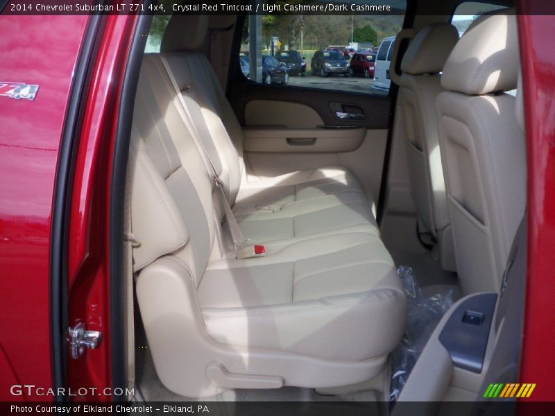 Crystal Red Tintcoat / Light Cashmere/Dark Cashmere 2014 Chevrolet Suburban LT Z71 4x4