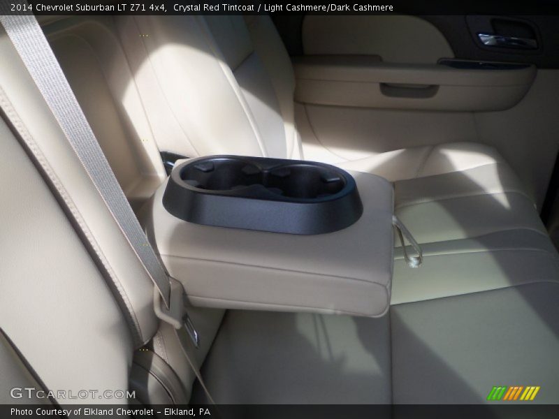 Crystal Red Tintcoat / Light Cashmere/Dark Cashmere 2014 Chevrolet Suburban LT Z71 4x4
