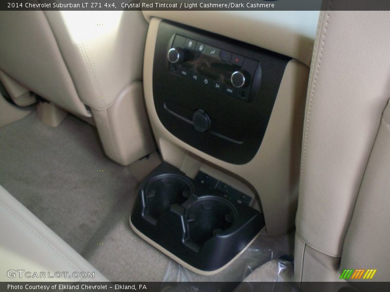 Crystal Red Tintcoat / Light Cashmere/Dark Cashmere 2014 Chevrolet Suburban LT Z71 4x4