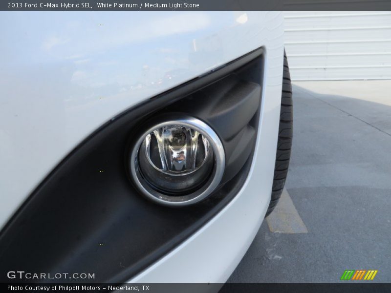 White Platinum / Medium Light Stone 2013 Ford C-Max Hybrid SEL