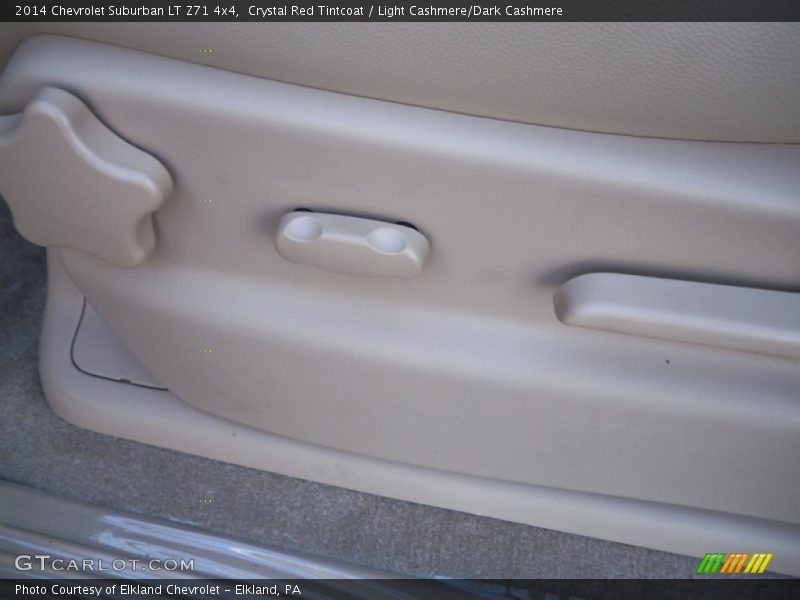 Crystal Red Tintcoat / Light Cashmere/Dark Cashmere 2014 Chevrolet Suburban LT Z71 4x4