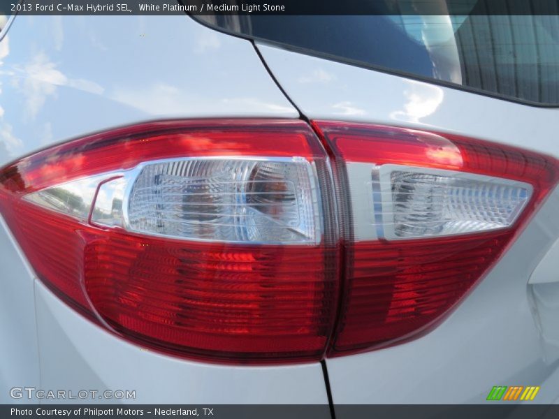 White Platinum / Medium Light Stone 2013 Ford C-Max Hybrid SEL
