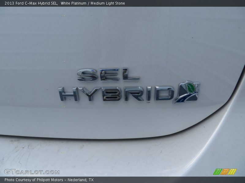White Platinum / Medium Light Stone 2013 Ford C-Max Hybrid SEL