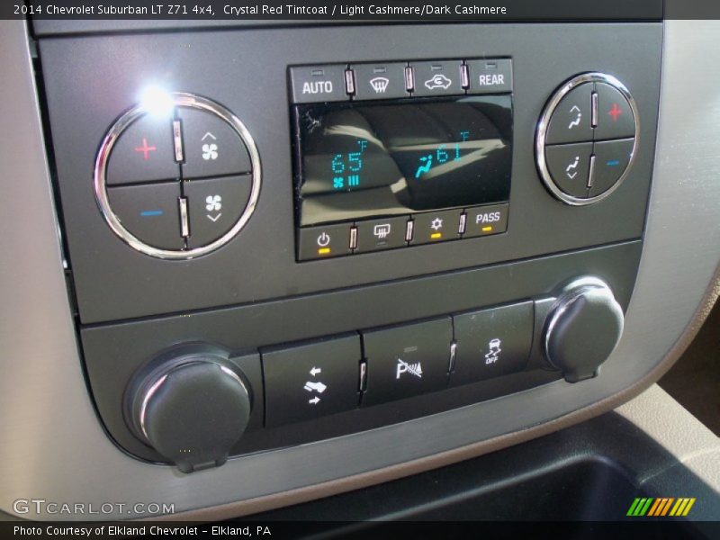 Crystal Red Tintcoat / Light Cashmere/Dark Cashmere 2014 Chevrolet Suburban LT Z71 4x4