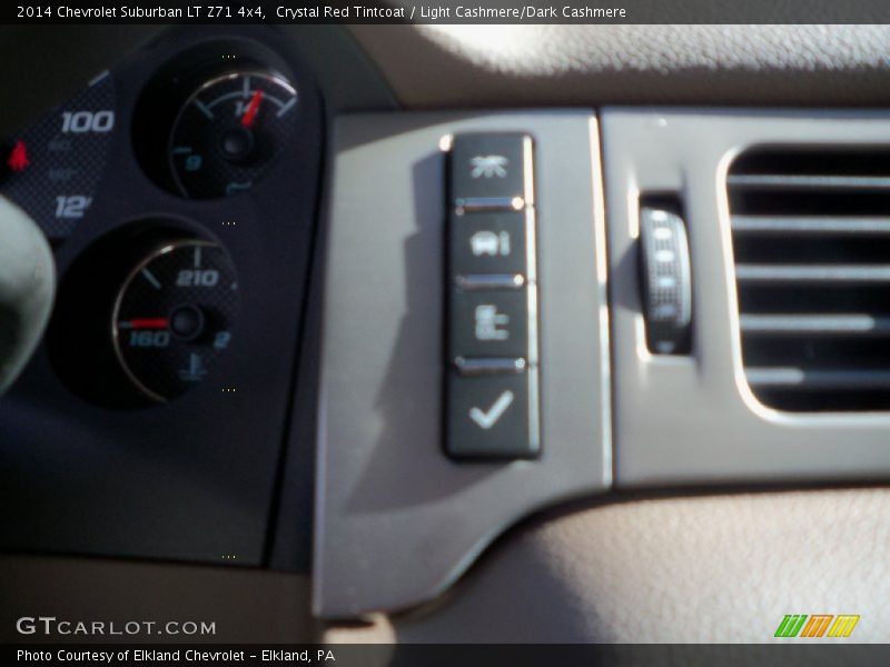Crystal Red Tintcoat / Light Cashmere/Dark Cashmere 2014 Chevrolet Suburban LT Z71 4x4