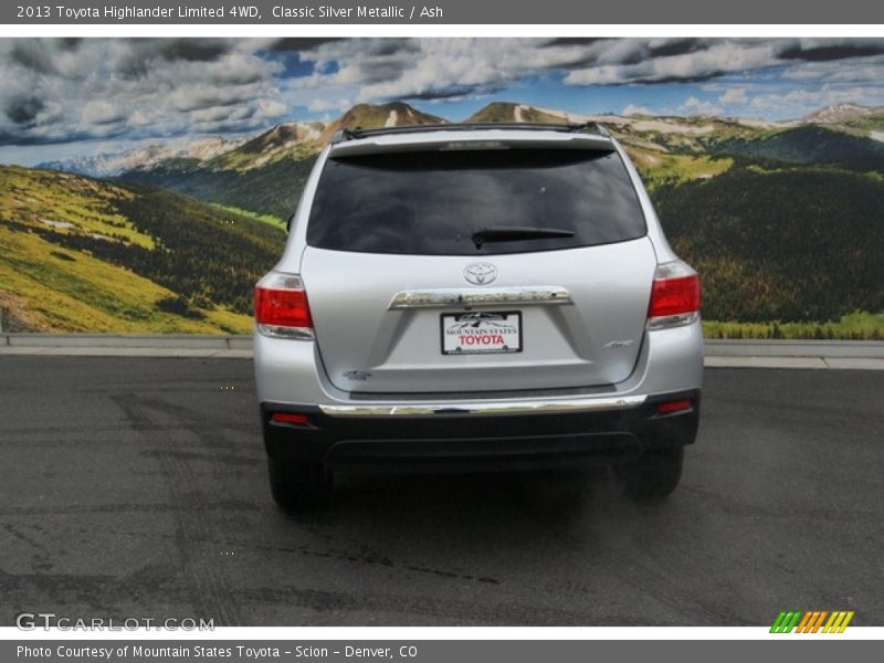 Classic Silver Metallic / Ash 2013 Toyota Highlander Limited 4WD