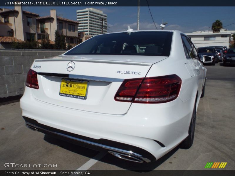 Polar White / Black 2014 Mercedes-Benz E E250 BlueTEC Sedan