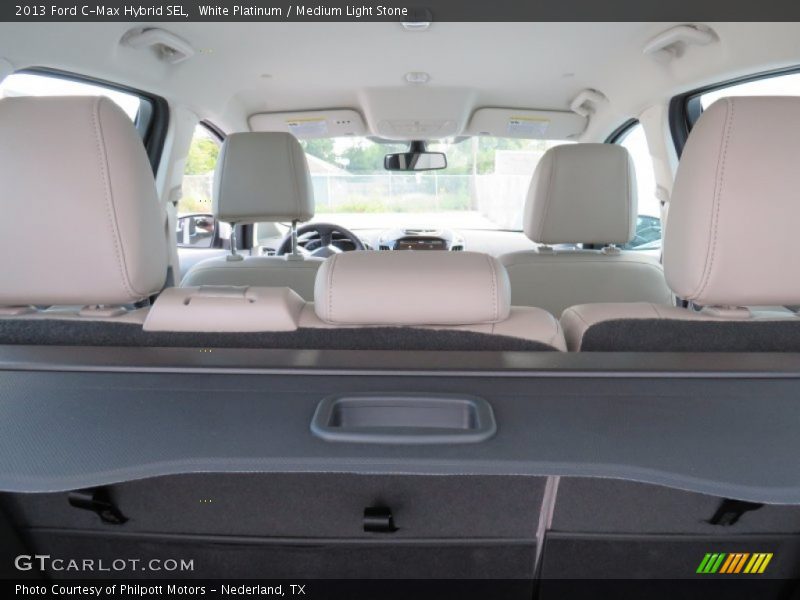 White Platinum / Medium Light Stone 2013 Ford C-Max Hybrid SEL