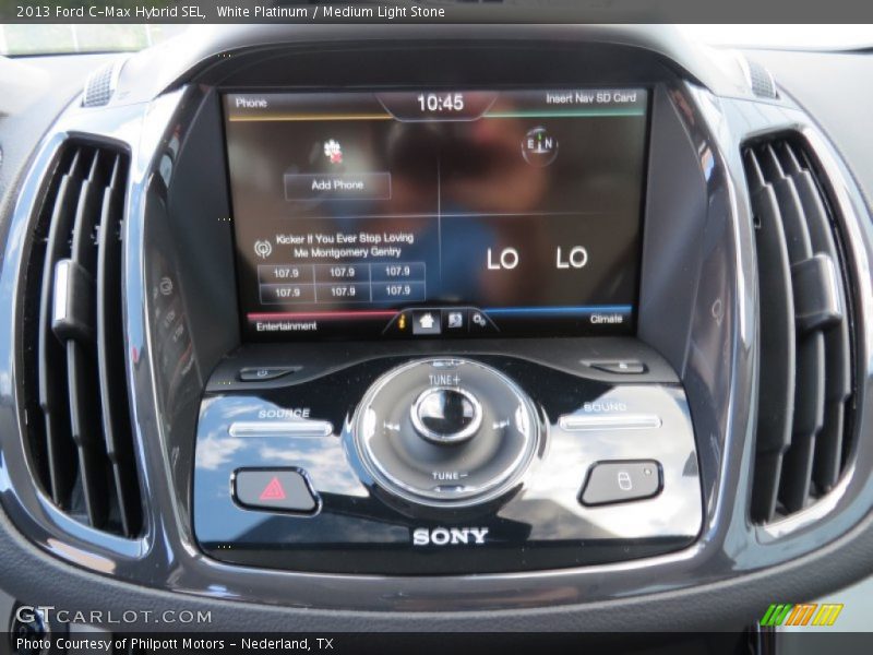 White Platinum / Medium Light Stone 2013 Ford C-Max Hybrid SEL