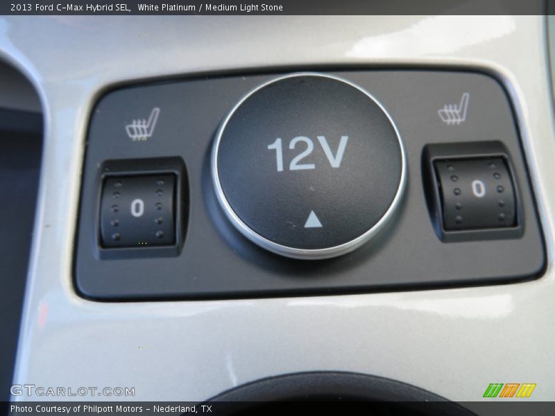 White Platinum / Medium Light Stone 2013 Ford C-Max Hybrid SEL