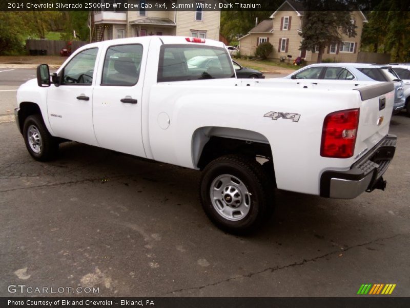 Summit White / Dark Titanium 2014 Chevrolet Silverado 2500HD WT Crew Cab 4x4