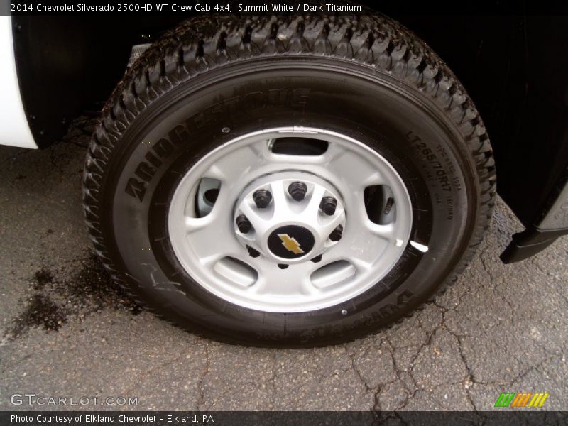 Summit White / Dark Titanium 2014 Chevrolet Silverado 2500HD WT Crew Cab 4x4