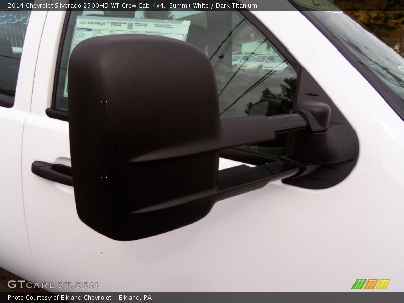 Summit White / Dark Titanium 2014 Chevrolet Silverado 2500HD WT Crew Cab 4x4