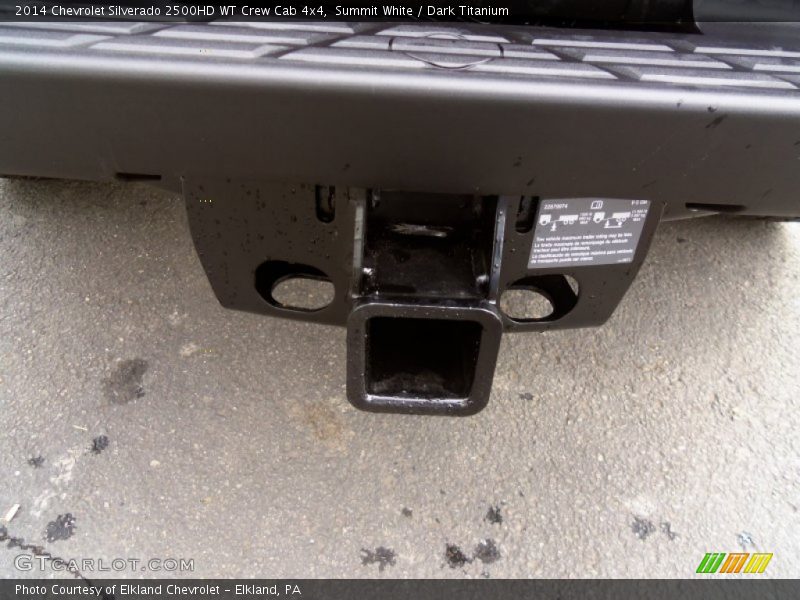 Summit White / Dark Titanium 2014 Chevrolet Silverado 2500HD WT Crew Cab 4x4