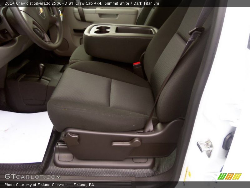 Summit White / Dark Titanium 2014 Chevrolet Silverado 2500HD WT Crew Cab 4x4