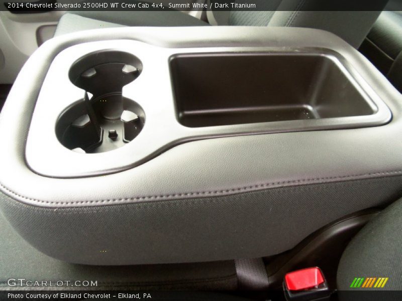 Summit White / Dark Titanium 2014 Chevrolet Silverado 2500HD WT Crew Cab 4x4