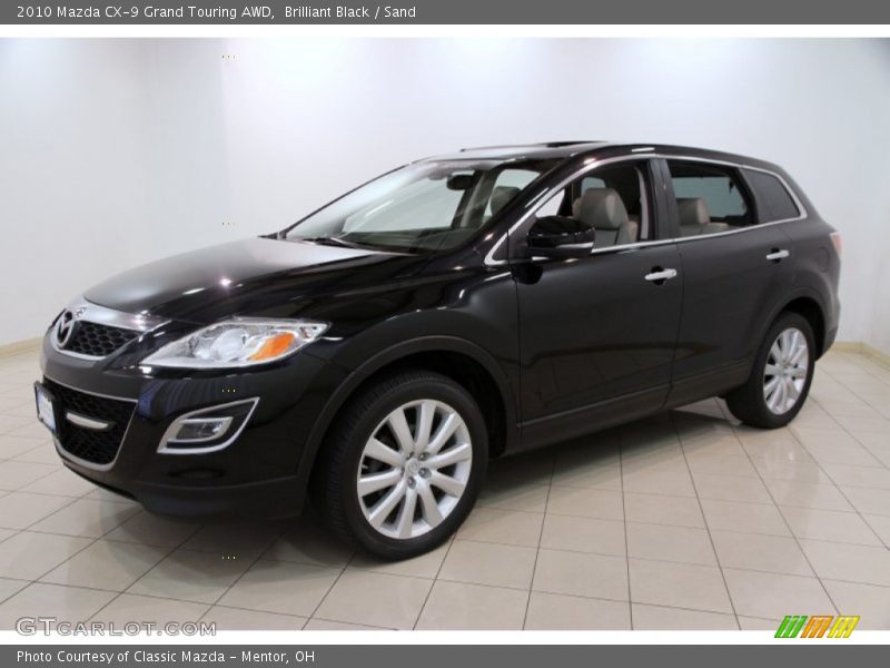 Brilliant Black / Sand 2010 Mazda CX-9 Grand Touring AWD