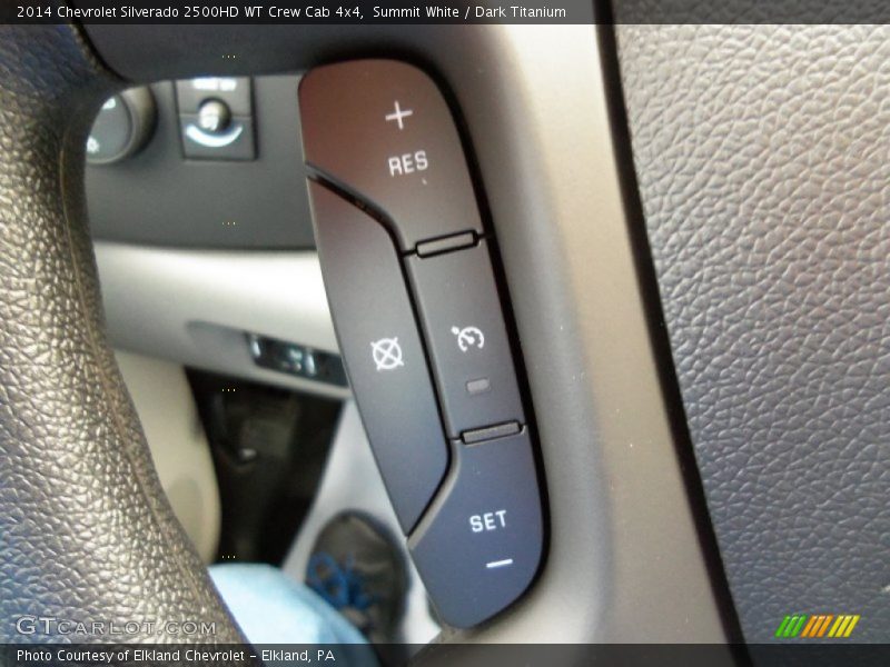 Summit White / Dark Titanium 2014 Chevrolet Silverado 2500HD WT Crew Cab 4x4