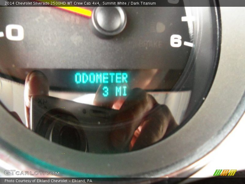 Summit White / Dark Titanium 2014 Chevrolet Silverado 2500HD WT Crew Cab 4x4